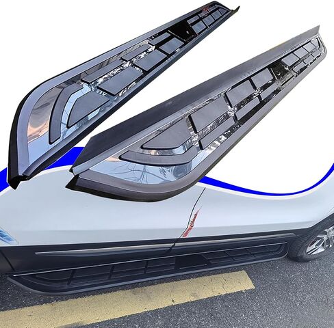 2PCS Running Boards for Hyundai Santa Fe 2019 2020 2021 2022 2023, Aluminum Side Steps, with Brackets in Saudi Arabia