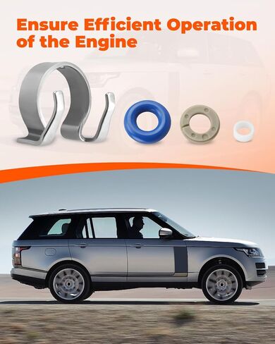 إصلاح حقن الوقود مجموعة ختم مجموعة LR037089 ملائمة لاكتشاف Land Rover/LR/LR4/Range Rover ، مناسب لـ Jaguar F-Type/XF/XJ/XK/XKR استبدال LR020028 C2D24387 T2H33724 LR105428 ، 4 مجموعات in Saudi Arabia