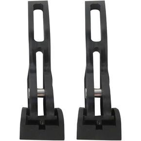 Latest Updated 2 pack Rear Clamp Universal Replacement for Hard Folding/Soft Folding Truck Bed Tonneau Cover Auto Accessories Black in Saudi Arabia