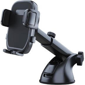 Universal Cell Phone Holder for Your Car [2025 Military-Grade Most Stable and Flexible Strong Suction Cup] Starlink Dashboard Windshield Phone Mount Car Cradle Fit for All Phones, iPhone, Samsung (UE) in Kuwait