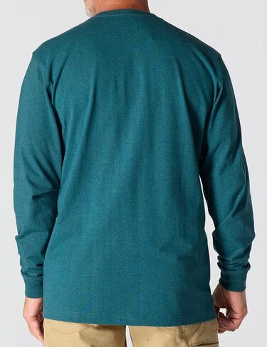 تي شيرت Carhartt رجالي فضفاض بأكمام طويلة وجيب ثقيل الوزن، Mocha Heather in Saudi Arabia