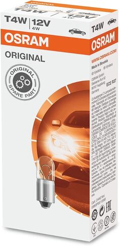 10-PK Osram 3893 - T4W 12V High-Performance Automotive Bulb in Saudi Arabia