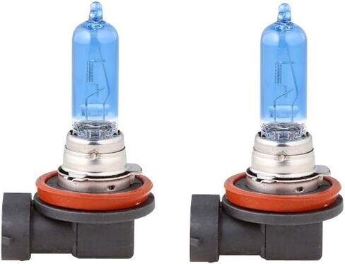 H3 Halogen Headlight Xenon Lightbulb – 12 Volt 100 Watt 5000K Super Bright White Performance Replacement Lamp Bulb (Pair) in Kuwait