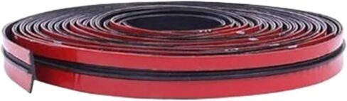 Car Windshield Seal Rubber Strip Auto Roof Window Edge Sticker Noiseproof Sound Insulation Car Waterproof Dustproof Weatherstrip(5m x 27mm) in Saudi Arabia