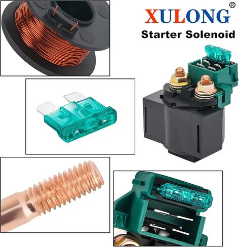 XuLong Starter Solenoid Relay for Honda VT600CD VT 600 CD Shadow VLX Deluxe 1993-2007/XL600V XL 600 V 583cc Engine 1989 1990 in Saudi Arabia