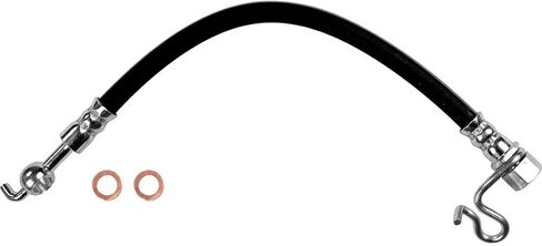 Rear Outer Brake Hose - Set of 2 Black Rubber Brake Lines for F-150 2012-2014, Lobo 2013-2014, Lincoln Mark LT 2013-2014 in Saudi Arabia