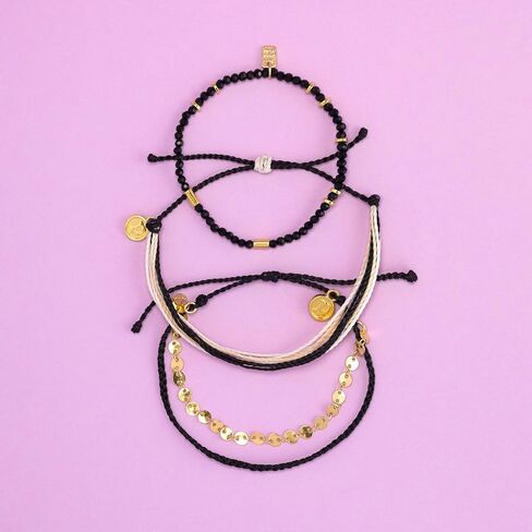 Pura Vida Bracelet Midnight Bracelet Stack, 3 Stackable Bracelets for Women in Saudi Arabia