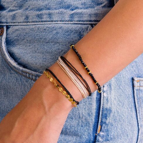 Pura Vida Bracelet Midnight Bracelet Stack, 3 Stackable Bracelets for Women in Saudi Arabia