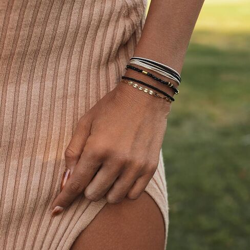 Pura Vida Bracelet Midnight Bracelet Stack, 3 Stackable Bracelets for Women in Saudi Arabia