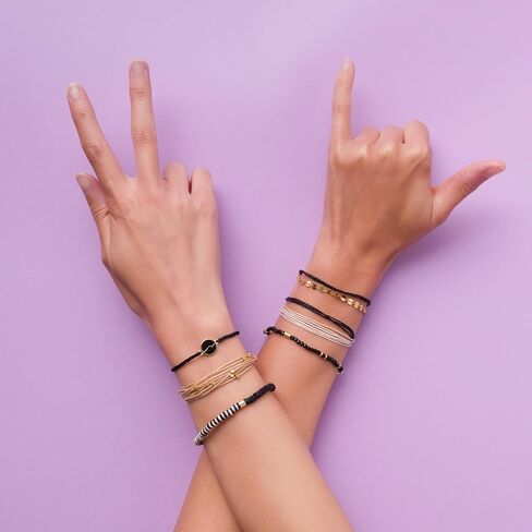 Pura Vida Bracelet Midnight Bracelet Stack, 3 Stackable Bracelets for Women in Saudi Arabia