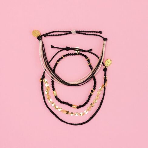 Pura Vida Bracelet Midnight Bracelet Stack, 3 Stackable Bracelets for Women in Saudi Arabia