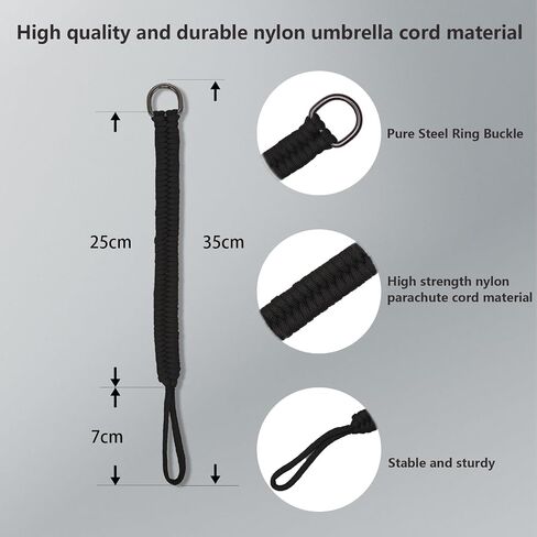 Camera Wrist Strap, Rope Camera Hand Strap for DSLR camera, Mirrorless Camera, Camera Hand Strap with Triangular Ring and O-Ring Safer Connector, Black & Red (Applicable on many devices) in Saudi Arabia