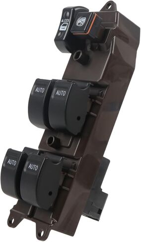 تحلق عالية لتويوتا تاكوما 4DR 2005-2011 مفتاح النافذة الرئيسية الدافعة الرئيسية LED الإضاءة مع وظيفة لأسفل/أعلى 1SET (برتقالي مضاء) in Saudi Arabia