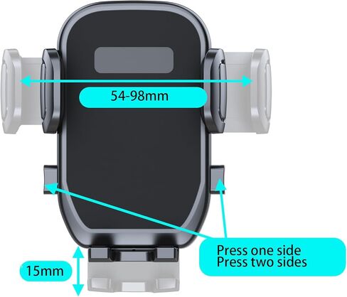 Universal Cell Phone Holder for Your Car [2025 Military-Grade Most Stable and Flexible Strong Suction Cup] Starlink Dashboard Windshield Phone Mount Car Cradle Fit for All Phones, iPhone, Samsung (UE) in Kuwait