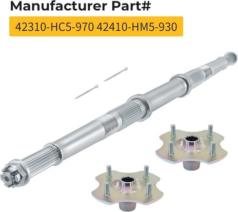 M mati المحور الخلفي محور وموصل خلفي Hub 2pcs لـ Honda Fourtrax 300 2x4 4x4 Trx300 Trx300FW 1993-2000 42310-HC5-970 42410-HM5-930 in Saudi Arabia