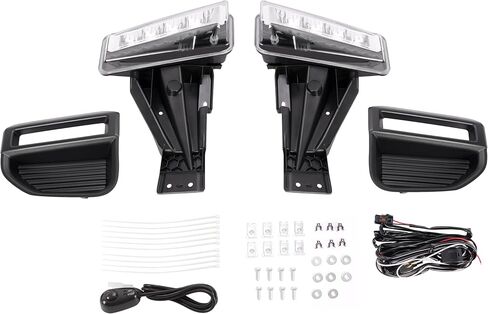 زوج Hecasa LED LED LID LIGHT & ETERMEL متوافق مع 2020-2022 FORD F-250 F-350 F-450 F-550 SUPER DUTH PRECIMAL in Kuwait