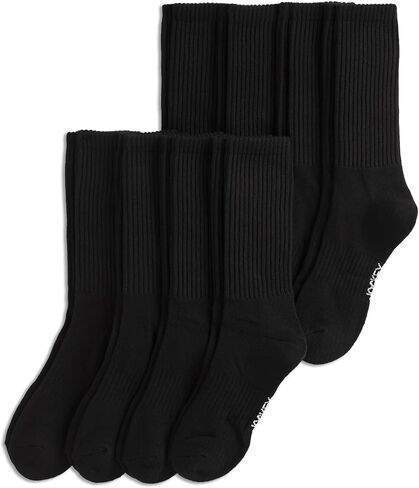 جوارب جوارب رجال Men Men Men كل يوم Sock - 8 حزمة ، أسود ، 12-15 in Saudi Arabia