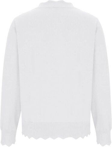 Cardigan Sweaters for Women Lightweight Trendy Cropped Cardigans Open Front Cotton Knit Button Up Thin Sweater in Saudi Arabia