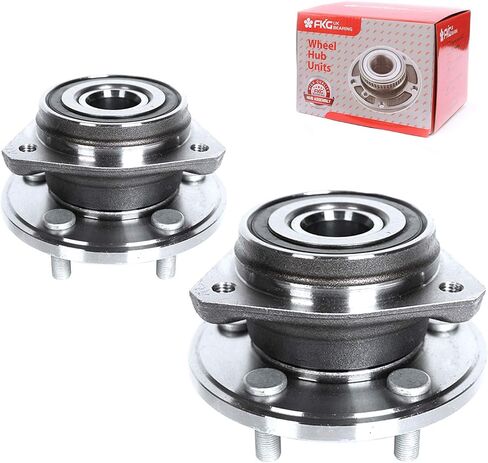 FKG 513084 Front Wheel Bearing Hub Assembly Fit for 1990-1998 Jeep Cherokee, 1993-1998 Jeep Grand Cherokee, 1990-1995 1997-1998 Jeep Wrangler, Set of 2 in Saudi Arabia