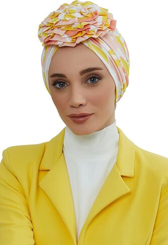 يلف رأس العمامة الفوري لـ Aisha للنساء ، 95 ٪ من أوشن الحجاب ، وتفاصيل الورد ، مدغشقر in Saudi Arabia