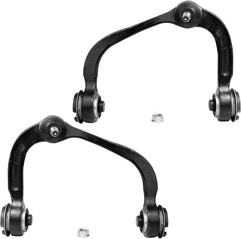 Detroit Axle - 4pc Front End Control Arms Kit for Ford 2009-2014 F-150, 2007-2017 Expedition Lincoln Navigator, 2 Upper Control Arms 2 Lower Ball Joints 2010 2011 2012 2013 Replacement in Kuwait