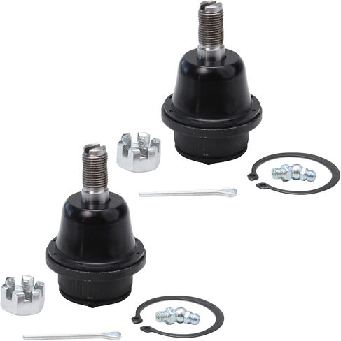 Detroit Axle - 2 مفاصل الكرة السفلية الأمامية لعام 2005-2019 Toyota Tacoma Lower Ball Comborts 2006 2007 2008 2008 2010 2012 2013 2015 2015 2017 2017 Replace in Saudi Arabia
