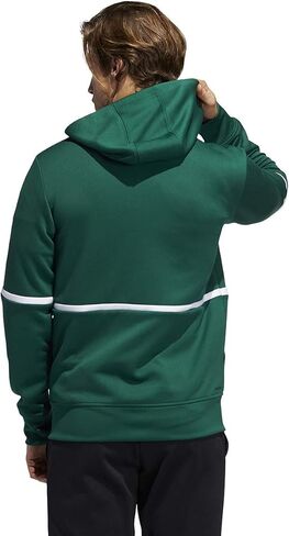 adidas Under The Lights Full Zip Jacket - Men's Casual 2XLT Team Dark Green/White in Saudi Arabia