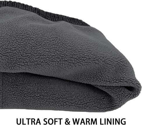Winter Beanie Hats for Women Men Fleece Slouchy Knit Thick Beanies Warm Thermal Snow Ski Hat Gifts for Cold Weather in Kuwait