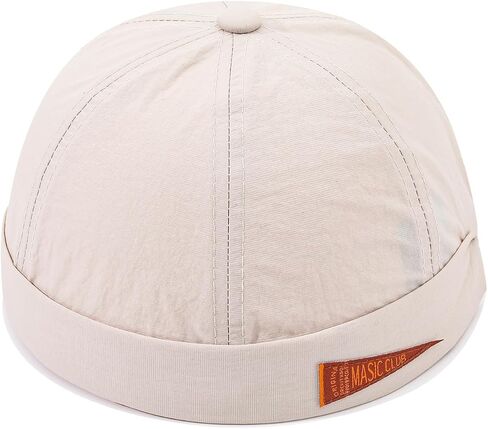 Quick Dry Brimless Hat Lightweight Daily Beanie Waterproof Docker Cap Sailor Rolled Cuff Harbour Hat Casual Skullcap in Kuwait