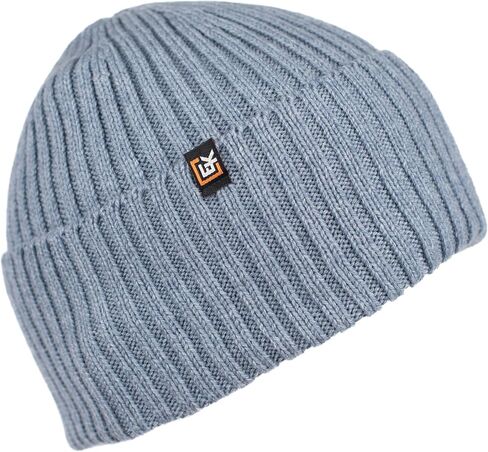 Evolution Knitwear Wool Rib Knit Beanie Hat for Men or Women - Super Soft Merino Wool - Made in The USA in Kuwait