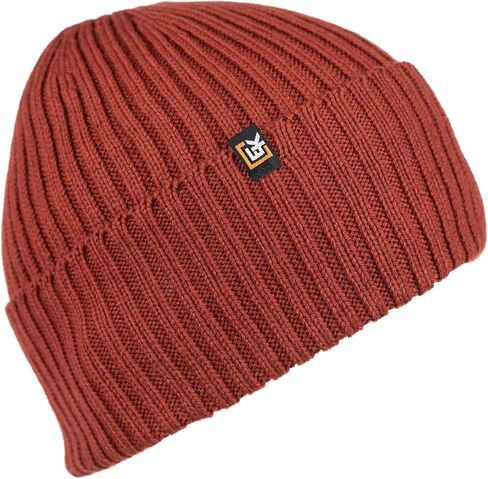 Evolution Knitwear Wool Rib Knit Beanie Hat for Men or Women - Super Soft Merino Wool - Made in The USA in Kuwait