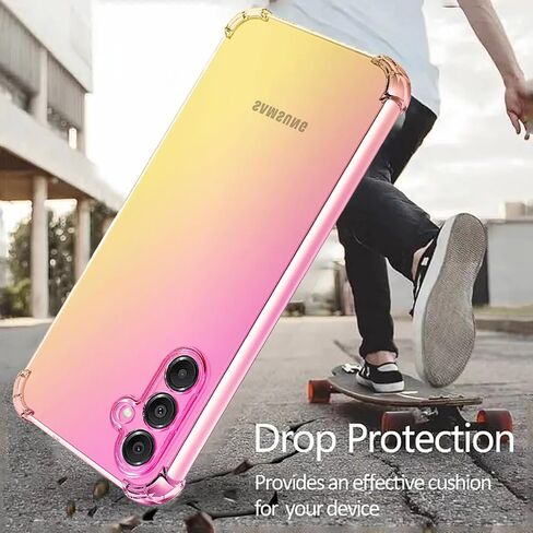Osophter for Galaxy A16 5G Case: Women Girls with Screen Protector Corners TPU-abs-apsorption Longible Longer for Samsung Galaxy A16 Cover (Pink Teal) in Kuwait