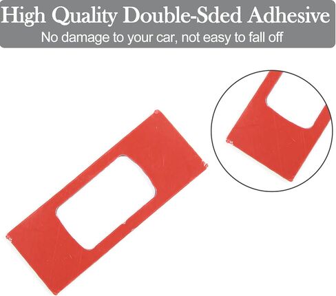 PIUGILH Car Interior Accessories Carbon Fiber Warning Light Button Decals Frame Cover Trim Sticker Compatible with Corvette C6 Z06 ZR1 2005-2013 (Black) in Saudi Arabia
