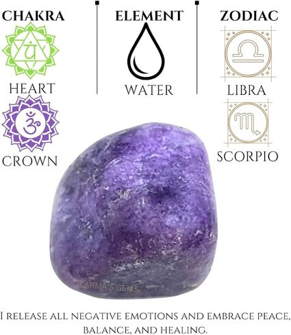 Lepidolite Tumbled Stones Natural Crystal Kit for Reiki Healing Crystal Polished, Tumble Stones, Chakra Balancing, Reiki Gift, Home Decor (15-25 MM) in Saudi Arabia