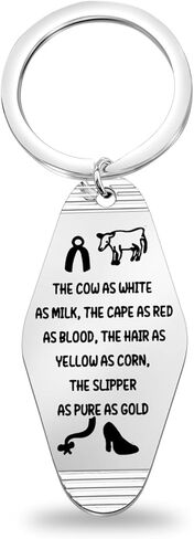 BEKECH Musical Gift Woods Musical Themed Gift Cow Cape Hair Slipper Keychain Key Tag Lover in Kuwait