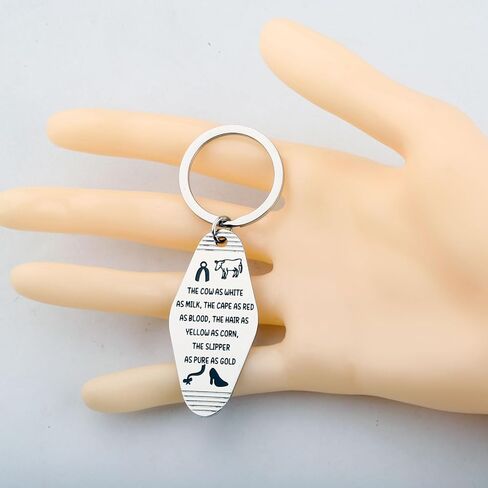 BEKECH Musical Gift Woods Musical Themed Gift Cow Cape Hair Slipper Keychain Key Tag Lover in Kuwait