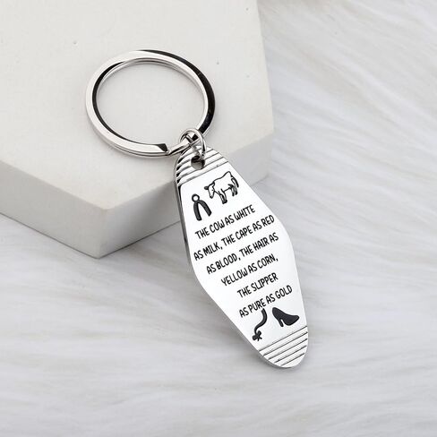 BEKECH Musical Gift Woods Musical Themed Gift Cow Cape Hair Slipper Keychain Key Tag Lover in Kuwait