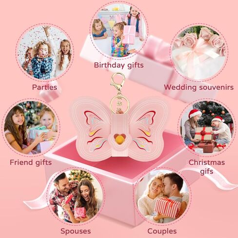 Mouse Ear Headband Holder, Butterfly Leather Keychain, Backpack Display Accessories in Kuwait