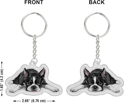 WIRESTER Sparkling Glitter Double Sided Acrylic Keychain for Keys, Cars, Motorcycles, Backpacks, Travel in Kuwait