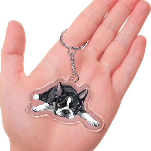WIRESTER Sparkling Glitter Double Sided Acrylic Keychain for Keys, Cars, Motorcycles, Backpacks, Travel in Kuwait