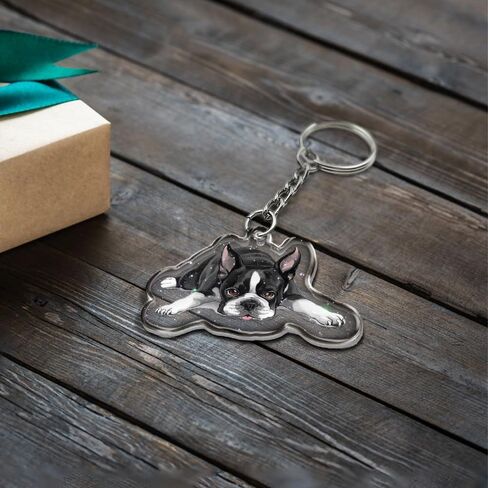 WIRESTER Sparkling Glitter Double Sided Acrylic Keychain for Keys, Cars, Motorcycles, Backpacks, Travel in Kuwait