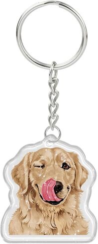 WIRESTER Sparkling Glitter Double Sided Acrylic Keychain for Keys, Cars, Motorcycles, Backpacks, Travel in Kuwait