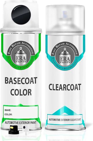 ERA Paints 346/452 - Black Sapphire Metallic for VOLVO Exact Match Automotive Touch Up Paint Spray - Essential Kit in Kuwait