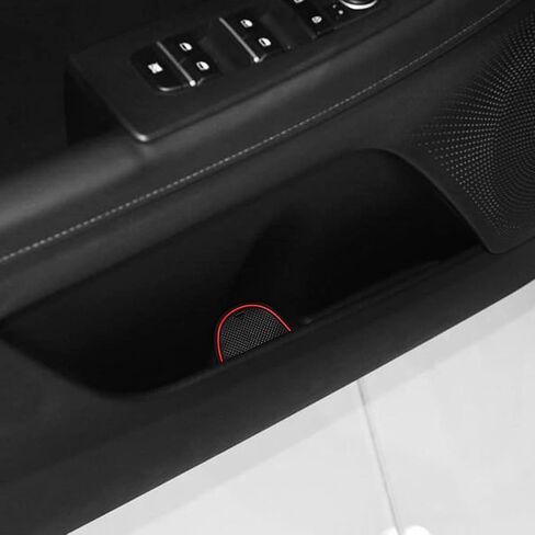 حامل كأس Auovo إدراج بطانات إدراج متوافقة مع Kia Forte K3 Accessories 2019 2020 2021 anti غبار مخصص الجيب الجيب الحصير الداخلية 15pcs (حمراء) in Kuwait