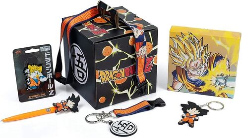 Dragon Ball Z Goku Collector Looksee Box Items | Geeky Gift Box | 5 Themed Toy Collectibles in Saudi Arabia