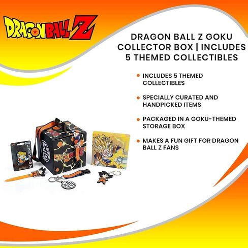 Dragon Ball Z Goku Collector Looksee Box Items | Geeky Gift Box | 5 Themed Toy Collectibles in Saudi Arabia