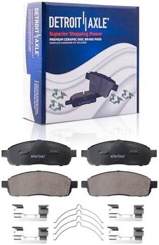Detroit Axle - Front Brake Kit for 2005-2008 Ford F-150, 2006-2008 Lincoln Mark LT, Disc Brake Calipers Ceramic Brake Pads 2007 Replacement in Saudi Arabia