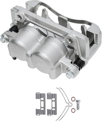 Detroit Axle - Front Brake Kit for 2005-2008 Ford F-150, 2006-2008 Lincoln Mark LT, Disc Brake Calipers Ceramic Brake Pads 2007 Replacement in Saudi Arabia