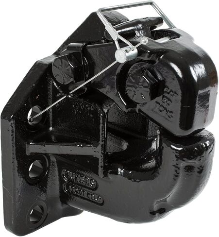 Buyers Products PH50 50 Ton Capacity 6-Hole Mount Air Compensated Pintle Hook, Black in Saudi Arabia