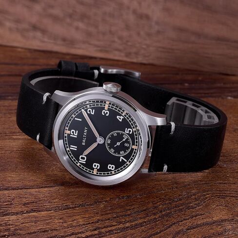 S2081 WW2 Watches للرجال الذين لديهم ثوانٍ صغيرة ، ساعة ميدانية للرجال مع وظيفة التاريخ in Saudi Arabia